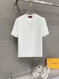 Gucci 26SS Couple Fashion Full Logo Round Neck Casual Short Sleeve Set