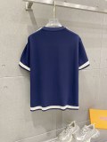 Loewe 26SS Classic Embroidered Logo Casual Versatile Round Neck Short Sleeve Set