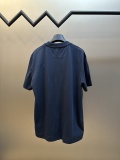 Fendi Fashion Embroidery Goldfish Logo Short Sleeve Unisex Casual Loose T-shirt