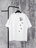 Loewe 26SS Fashion Embroidered Penguin Logo Round Neck T-shirt Unisex Casual Loose Short Sleeve