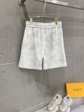 Louis Vuitton 26SS Fashion Embroidered Logo Round Neck Casual Short Sleeve Set