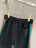 Gucci 26SS Classic Embroidered Logo Casual Versatile Round Neck Short Sleeve Set
