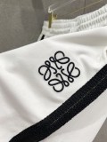 Loewe 26SS Classic Embroidered Logo Casual Versatile Round Neck Short Sleeve Set