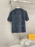 Louis Vuitton 26SS Fashion Embroidered Logo Round Neck Casual Short Sleeve Set
