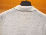 Louis Vuitton Fashion Logo Jacquard Casual Versatile Knitted Short Sleeve Polo Shirt