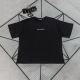 Balenciaga 26SS Classic Hot Diamond Logo Round Neck T-shirt Unisex Casual Loose Short Sleeve