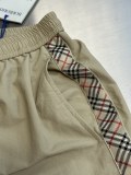 Burberry Classic Checkered Ribbon Quick Drying Shorts Unisex Casual Versatile Shorts