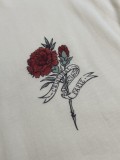 Balenciaga Fashion Tattoo Pattern Printed Short Sleeve Couple Casual Loose T-shirt