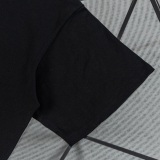Balenciaga 26SS Classic Hot Diamond Logo Round Neck T-shirt Unisex Casual Loose Short Sleeve