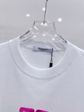 Givenchy Fashion Gradient Logo Printed T-shirt Couple Casual Versatile Short Sleeve