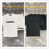 Louis Vuitton 26SS Fashion Logo Printed Round Neck Casual Short Sleeve Set