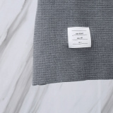Thom Browne Women's Classic Four Bar Knitted Short Skirt Versatile Hip Wrap Skirt