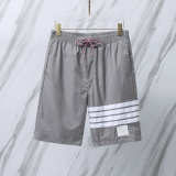 Thom Browne Classic Four Bar Color Drawstring Shorts Unisex Casual Versatile Shorts