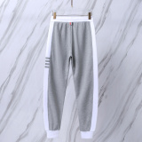 Thom Browne Classic Four Bar Color Blocked Pants Unisex Casual Versatile Sports Pants