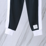 Thom Browne Classic Four Bar Color Blocked Pants Unisex Casual Versatile Sports Pants