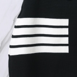 Thom Browne Women's Classic Four Bar Knitted Short Skirt Versatile Hip Wrap Skirt