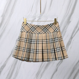Thom Browne Women's Classic Fashion Versatile Checkered Short Skirt