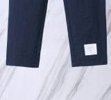Thom Browne Unisex Classic Four Bar Ribbon Drawstring Casual Pants