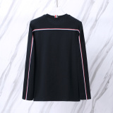 Thom Browne Classic Tri Color Ribbon Long Sleeve Unisex Casual Long Sleeve T-shirt