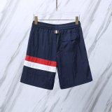 Thom Browne Classic tricolor woven beach pants Unisex casual versatile shorts