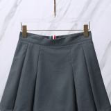 Thom Browne Women's Classic Fashion Versatile Hundred Fold Pants Skirt