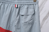 Thom Browne Classic tricolor woven beach pants Unisex casual versatile shorts