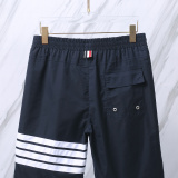 Thom Browne Classic Four Bar Color Drawstring Shorts Unisex Casual Versatile Shorts