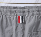 Thom Browne Unisex Classic Four Bar Ribbon Drawstring Casual Pants