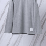 Thom Browne Classic Tri Color Ribbon Long Sleeve Unisex Casual Long Sleeve T-shirt