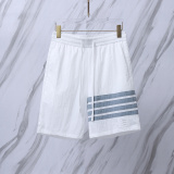 Thom Browne Classic Four Bar Striped Beach Pants Unisex Casual Versatile Shorts