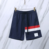 Thom Browne Classic tricolor woven beach pants Unisex casual versatile shorts