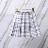 Thom Browne Women's Classic Checkered Skirt High Waist Short Skirt