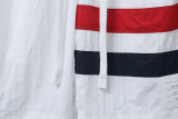 Thom Browne Classic tricolor woven beach pants Unisex casual versatile shorts