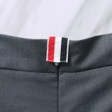 Thom Browne Women's Classic Fashion Versatile Hundred Fold Pants Skirt