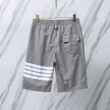 Thom Browne Classic Four Bar Color Drawstring Shorts Unisex Casual Versatile Shorts