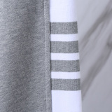 Thom Browne Classic Four Bar Color Blocked Pants Unisex Casual Versatile Sports Pants