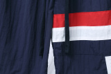Thom Browne Classic tricolor woven beach pants Unisex casual versatile shorts