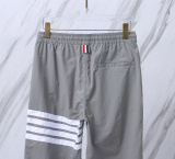 Thom Browne Unisex Classic Four Bar Ribbon Drawstring Casual Pants