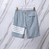 Thom Browne Classic Four Bar Striped Beach Pants Unisex Casual Versatile Shorts