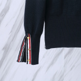 Thom Browne Women's Classic Four Bar Thick Knitted Sweater Jacket