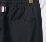 Thom Browne Unisex Classic Four Bar Ribbon Drawstring Casual Pants