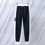 Thom Browne Classic Four Bar Color Blocked Pants Unisex Casual Versatile Sports Pants