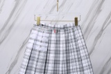 Thom Browne Women's Classic Checkered Skirt High Waist Short Skirt