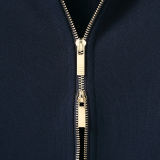 Thom Browne Unisex Classic Four Bar Color Blocked Zipper Hoodie Coat
