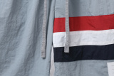 Thom Browne Classic tricolor woven beach pants Unisex casual versatile shorts