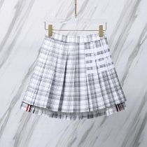 Thom Browne Women's Classic Checkered Skirt High Waist Short Skirt Thom Browne Women's Classic Checkered Skirt High Waist Short Skirt