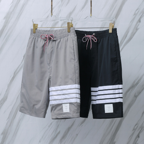 Thom Browne Classic Four Bar Color Drawstring Shorts Unisex Casual Versatile Shorts