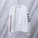 Thom Browne Women's Classic Four Bar Thick Knitted Sweater Cardigan