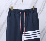 Thom Browne Unisex Classic Four Bar Ribbon Drawstring Casual Pants