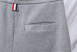 Thom Browne Classic Four Bar Waffle Shorts Unisex Versatile Casual Pants